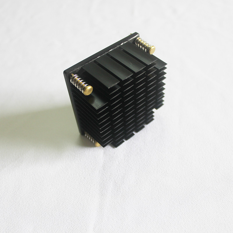 Durable Antirust Black Anodized Heat Sink , Anti Corrosion Cold Forging Heatsink
