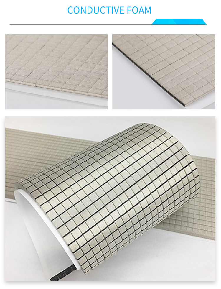 Quakeproof Die Cutting Materials EVA Conductive Fiber Foam Lining 0.15mm Thickness