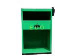 Custom Green Cashier Checkout Display Counter For Retail Store / Supermarket