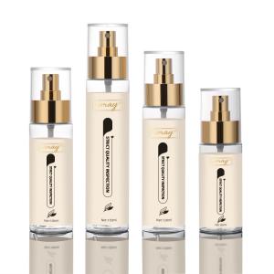Quality Round Empty Cosmetic Spray Bottles , Luxury 4 Oz Clear Plastic Spray Bottles wholesale