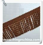 Golden wholesale rayon custom OEM bullion fringe for sofa pillow cushion
