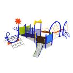 304 Stainless Steel HDPE Kids Playground Slide Commercial Use