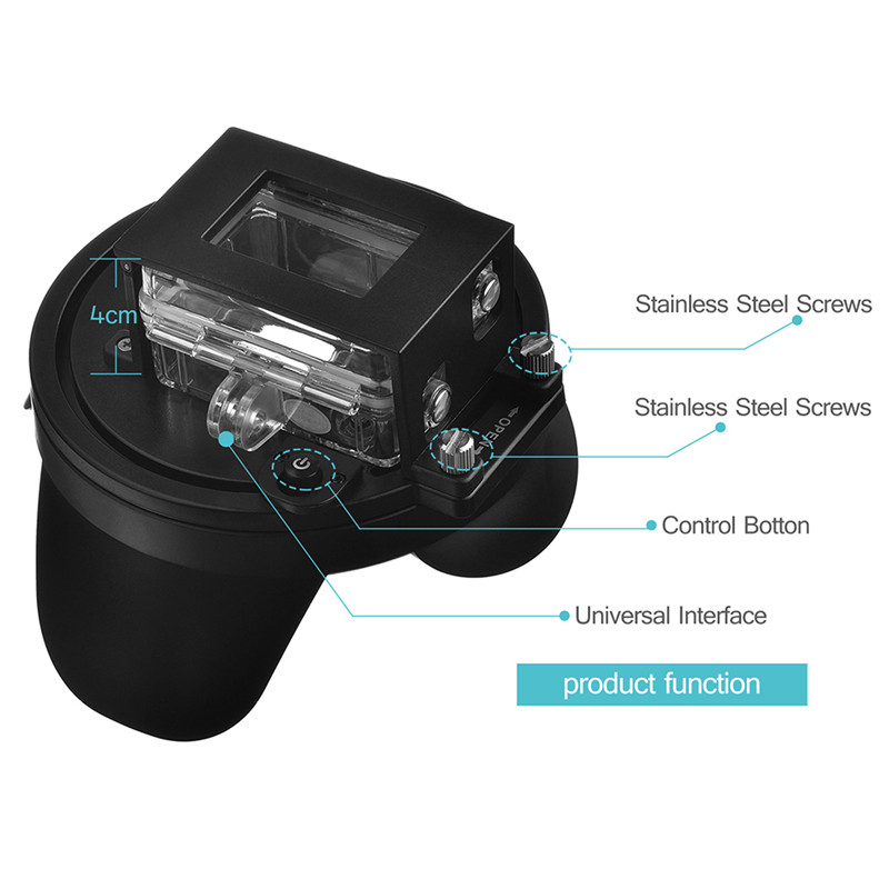 4 inch GoPro Hero 4 3+ Dome Port With Float Bobber Diving Swimming Photography Go Pro Accessories