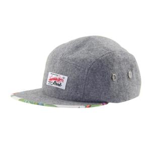 Quality Personalized Wool Blend 5 Panel Camp Caps Adult Size Unconstructed wholesale