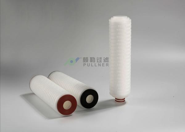 Cheap PP Pleated Water Filter Cartridges , Industrial Cartridge Filters 5 Micron RO Filtration for sale