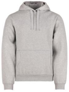 Quality Classic Design Mens Polar Fleece Jacket , Grey Heavy Weight Mens Fleece Pullover Hoodie wholesale