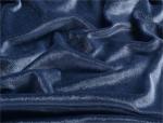 160CM Slate Blue Velvet Fabric Slight Elasticity Velour Stretch Velvet