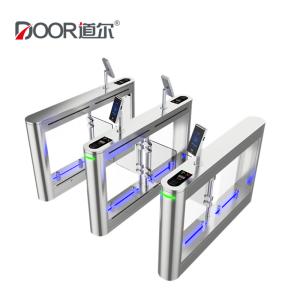 Quality Facial Recognition Tursntile Security Barrier Swing Gate for Physical Access Control System wholesale