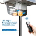 150 Mile 360 Degree Rotation UHF VHF Outdoor Yagi TV Antenna