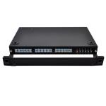 1U 19 Inch Fiber Optic Distribution Box Rack Mount Cold Rolled Steel 1.2T