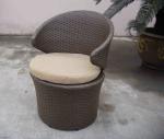 3pcs poly rattan coffee furniture