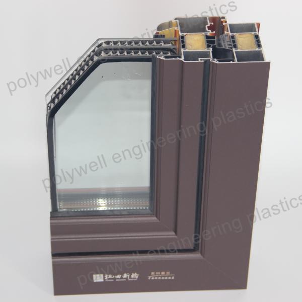 Sound Proof Heat Insulation Double Glass Windows Aluminum Extrusion Broken