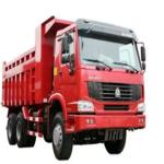 Howo E7 60 Ton 8X4 Tipper Truck 12 Tires Left Hand Drive Euro4 Emission Dumper