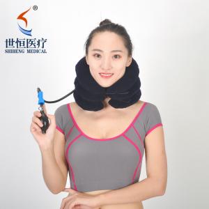Quality Inflatable neck brace support soft flannel cervical pillows supplier wholesale