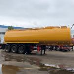 45000L Aluminum Oil Tanker Trailer Tri Axle Fuel Tank Semi Trailer