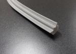 Gray Long Side EPDM Rubber Extrusion Embedded , Window Weather Stripping