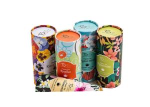 Quality 2000Pcs CE FSC Cylinder Paper Box Coffee Tea Patterned Aseptic wholesale