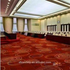 Quality Red Axminster commercial boardroom carpet wholesale