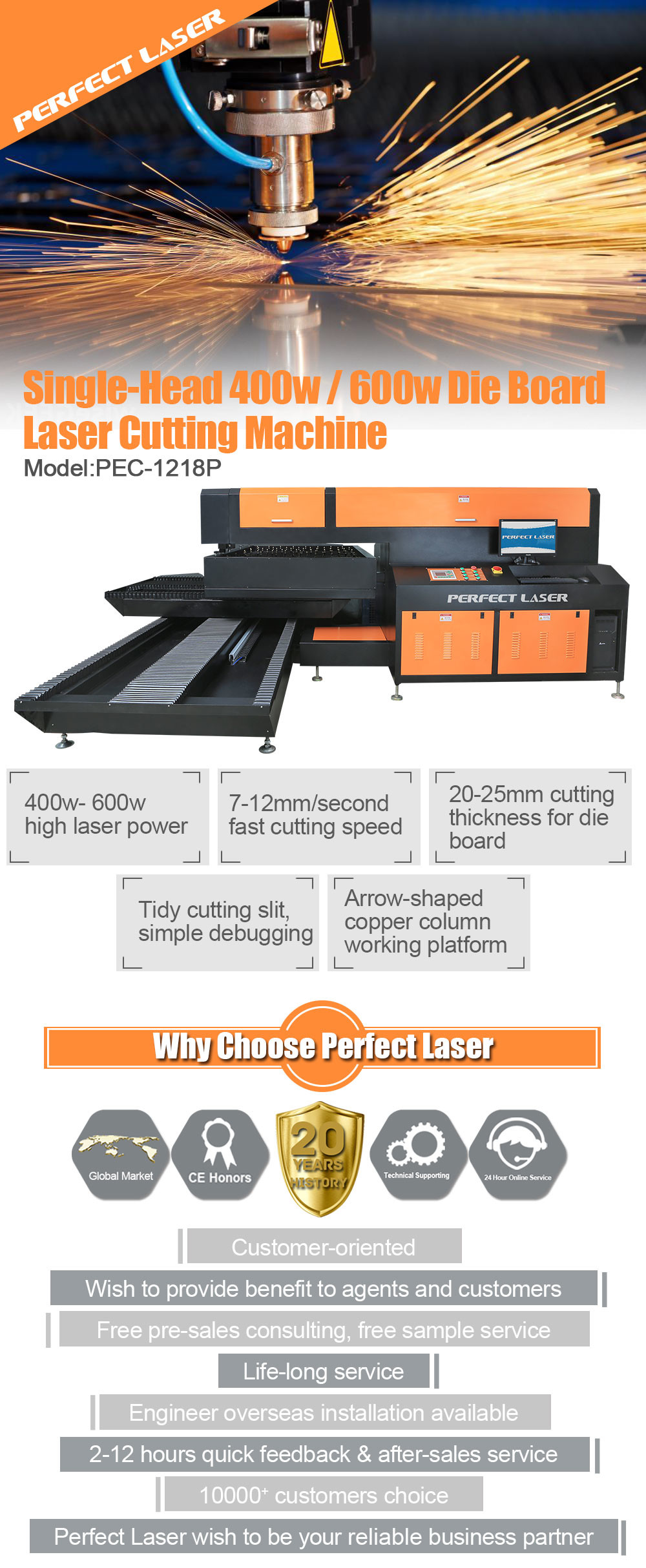 400W 600W Autofocus Die Cut Machine For Wood Acrylic Panel With 0.01mm Cutting Precision