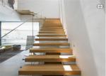 Building Floating Steps Staircase Glass Balustrade Stairs Extremely Aestheticall