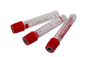 Quality Red Glass PET Plastic 1ml-10ml Serum Clot Activator Tubes For Biochemistry wholesale