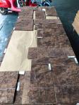 MDF Exotic Wood Veneer 0.45mm Crown Teak Veneer USA Walnut A Level