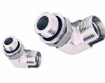 Carbon Steel Hydraulic Elbow Adapter 90 Degree Quick Connector for Pipe Lines