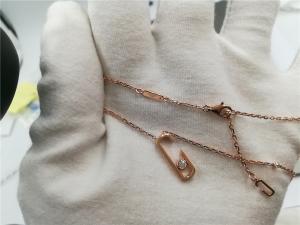 Quality Luxury Jewelry new style necklace 18k white gold yellow gold rose gold diamond necklace wholesale