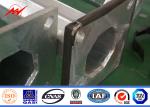 Single Arm 3mm Galvanized Steel Poles , Anti - Corrosion Outdoor Light Pole