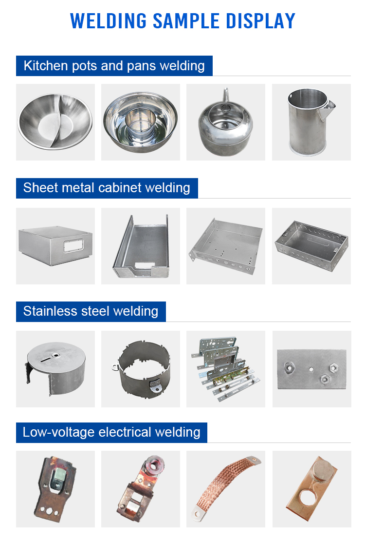 Hwashi AC Welding Machine Spot Welding for Aluminum Copper Brass Stainless Steel