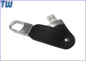 Quality Personalized Leather 32GB USB Stick Drive Device Safe Metal Buckle wholesale