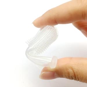 Quality Manufacturers creative special good extra soft gum baby dog rubber silicone finger bristle toothbrush for pet wholesale