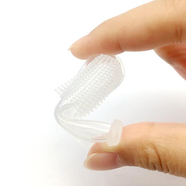 FDA Safety soft bulk special best travel gum silicone finger toothbrush for baby