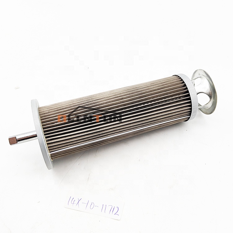 OEM Support D65P-12 D60P-12 Bulldozer Part 14X-10-11712 Filter for Construction Works