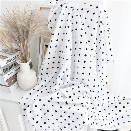 Easy Care Muslin Receiving Blankets Machine Washable Durable Wearable