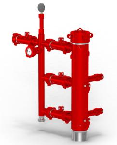 Quality Red Manifold Cementing Head For Oil Well Cementing Equipment wholesale