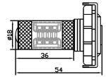 XYLL-1467-80W H16-bulb