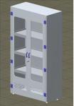 3 Shelves Storage Polypropylene Cabinet For Medical Hospital 450L