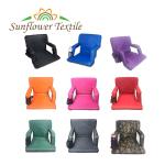 420D Waterproof Folding Wide Football Stadium Seats Oxford Steel With Backs