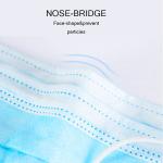 Three Layer Disposable Face Masks For Personal Care / Pharmaceutical