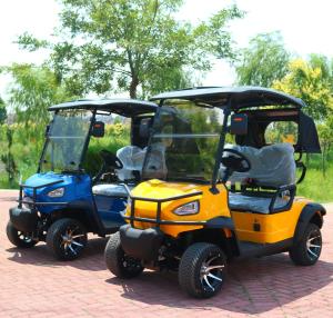 Quality Luxury Fashion Electric Golf Cart 4-Wheel 4-Seater Lifted Golf Cart wholesale