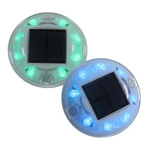 Quality Led solar road studs plastic reflector cat eyes warning lights flashing wholesale
