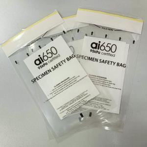 Quality 6x9.5&quot; 95kPa Biohazard Waste Disposal Bags Sample Protection wholesale