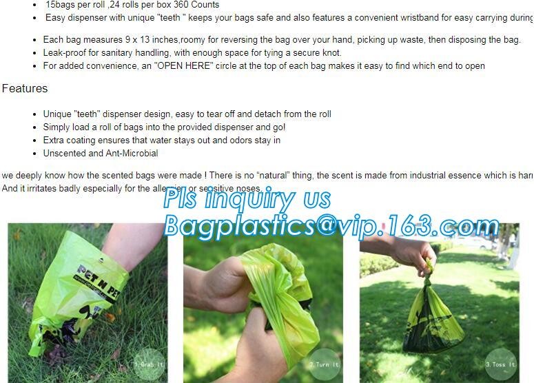 degradable pet waste poop bags dog cat clean up refill garbage bag, Capsule Shape Dog Pet Puppy Waste Bag Dispenser with
