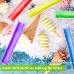 Disposable Ice Mold Bags Mold Bags Homemade Ice Lolly Bags Funnels Freeze Snacks