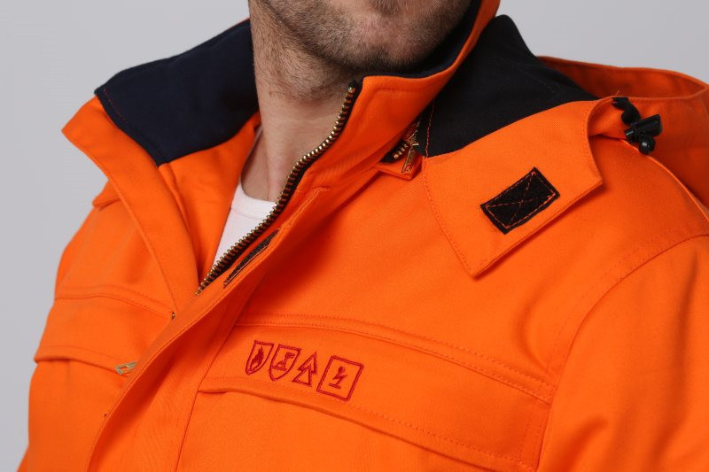 99% Cotton Cold Weather Workwear 50mm FR Tape Cold Weather Work Coat