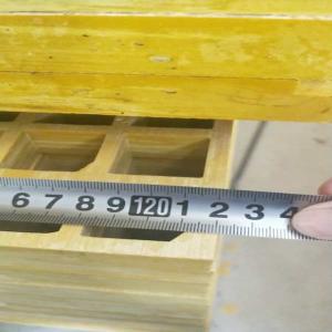 Quality Yellow Molded Fiberglass Grating Corrosion Resistance 38x38mm wholesale