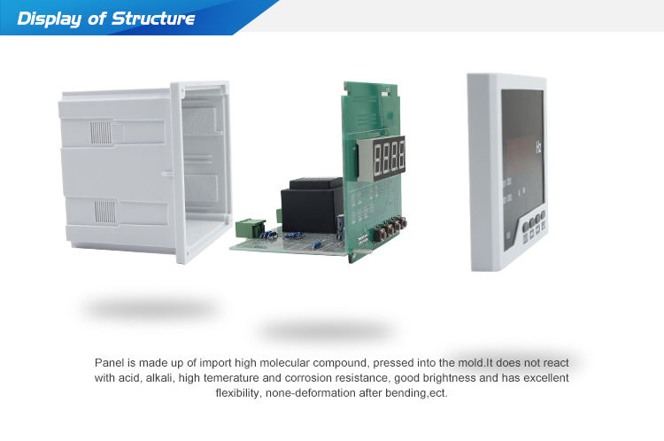 Settable Alarm Intelligent Single Phase Frequency Meter Measurement
