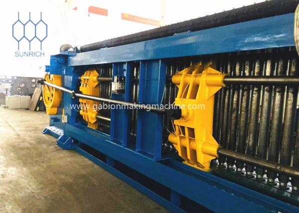 Cheap Heavy Duty Double Block Gabion Netting Weaving Machine for sale