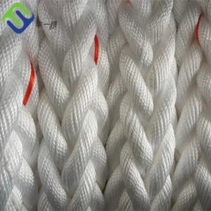 Quality White Polyester Marine 8 Strand Mooring Rope Abrasion Resistant wholesale